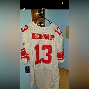 Odell Beckham Jr Giants Nike Men's White Jersey Authentic NFL